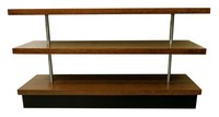 Gilbert Rohde American Art Deco East India Laurel Three Level Bookshelf